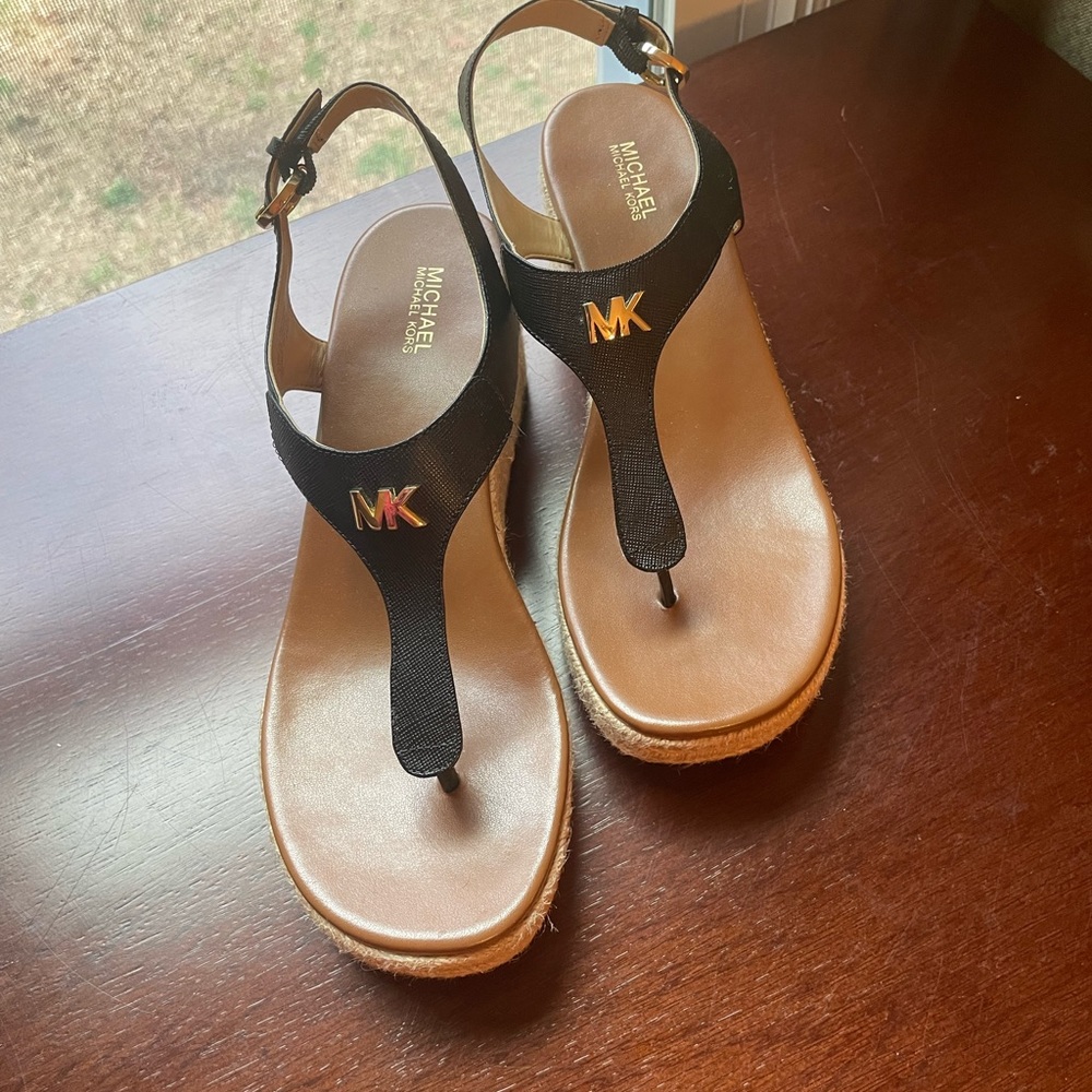 Perfect Little Black MK Heels